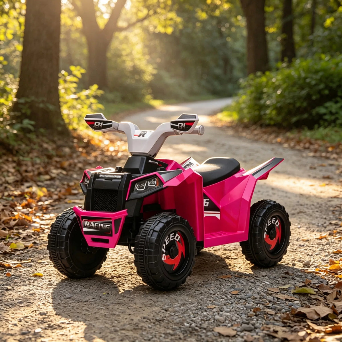 Pink 6V Kids Electric Toy Car: Forward & Reverse Function Wear Resistant - Image 4