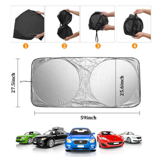 car window sunshade sun shade dimensions and features
