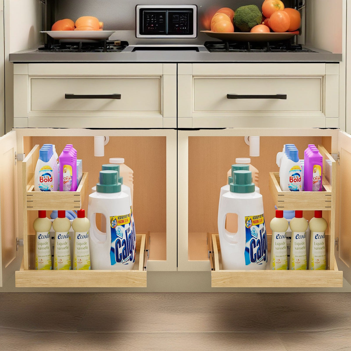 under sink organizers and storage dimensions and features