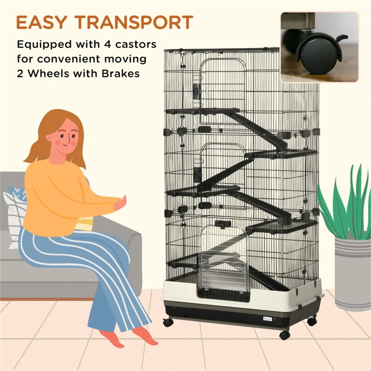 Hamster Cage/small animal cage/Pet cages ( Amazon Shipping)(Prohibited by WalMart) - Image 2