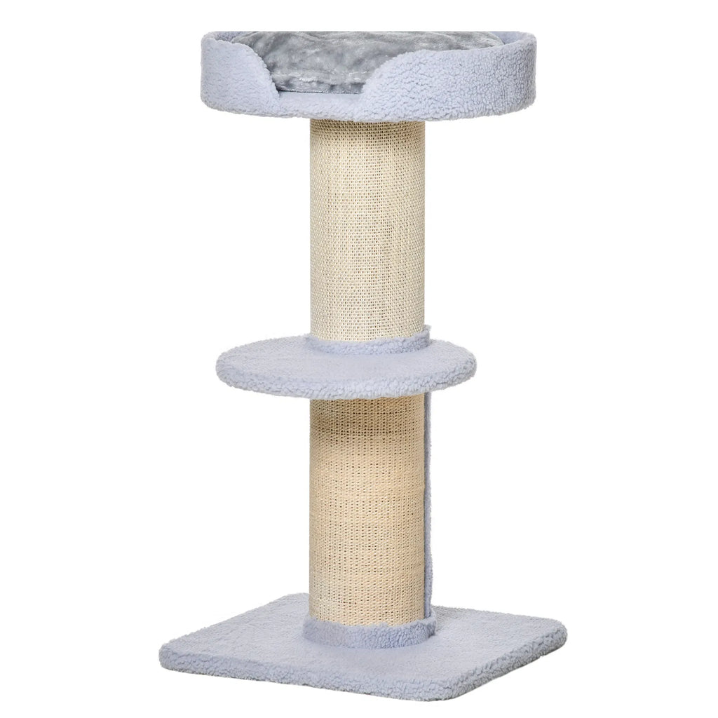 Cat Tree Kitty Tower with Sisal Mat Scratching Post Cat Bed Cushion Perch - Image 4