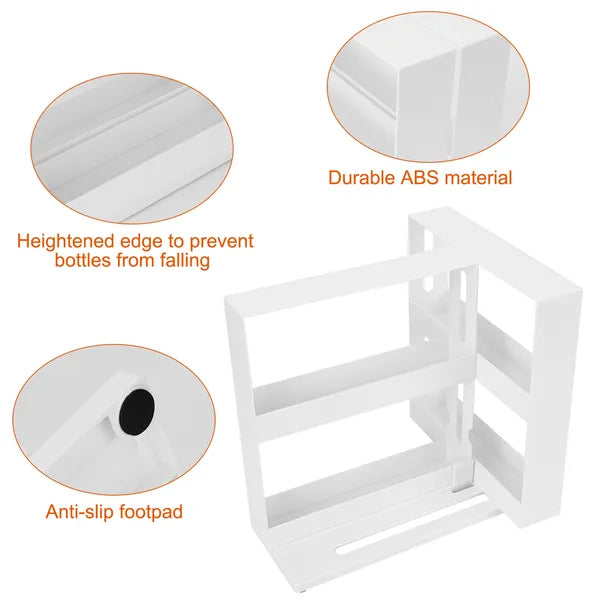 swivel cabinet organizer revolving kitchen detail and structure