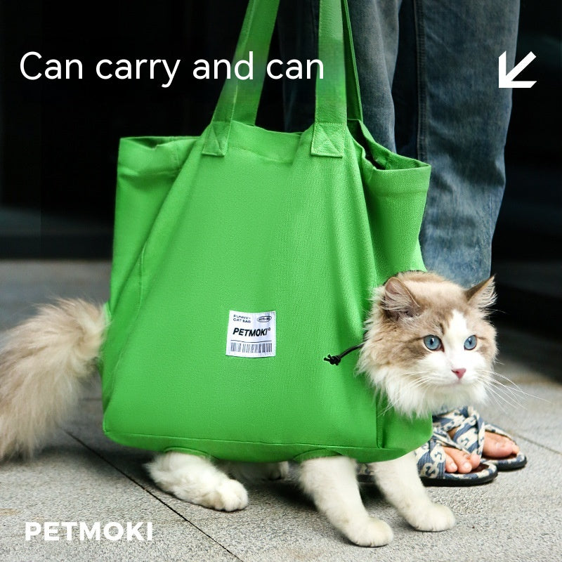 Large Capacity Pet Cat Bag Multifunctional Breathable Dog Canvas Carrier Bag - Image 2
