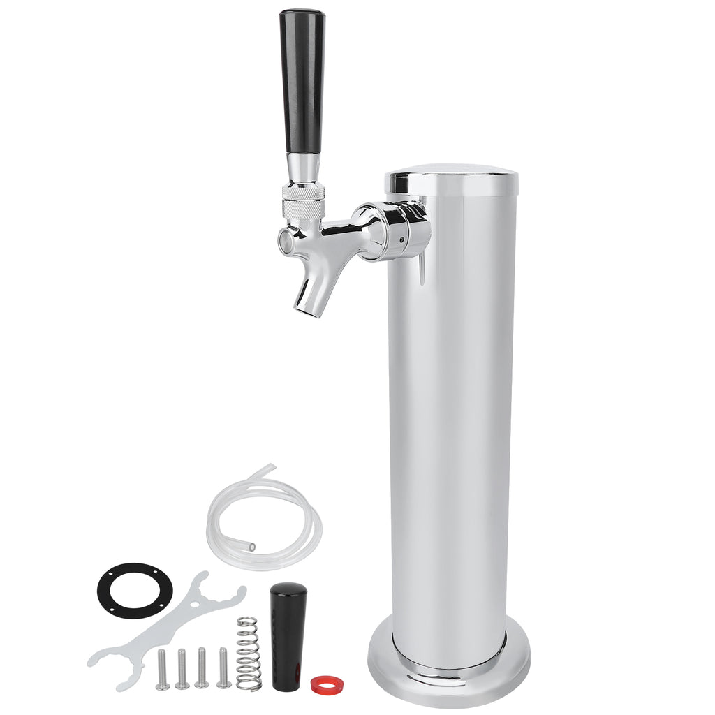 Stainless Steel Beer Draft Tower With Single Faucet Dispenser Home Brewing Equipment - Image 4