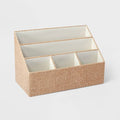 Woven 5 Slot Desktop Storage Set Taupe