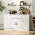 55in Sideboard Buffet Cabinet with Drawer and Four Doors