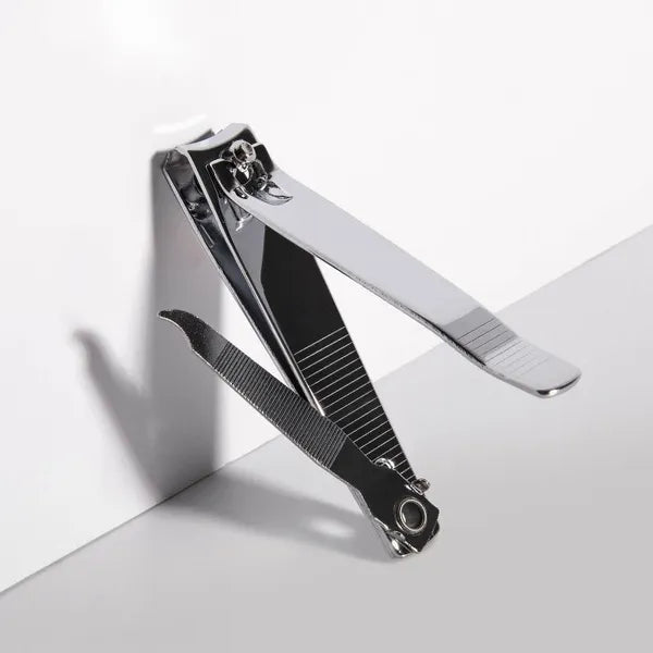 Stainless Steel Toenail Clipper With File 5.51 Inch 2 Piece