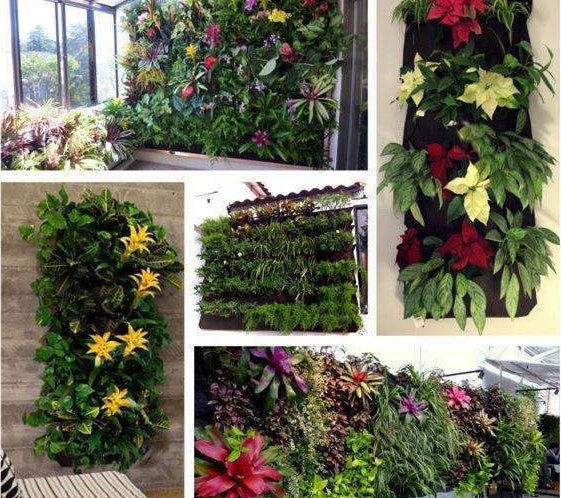 wall garden hanging planting bags product angle 6
