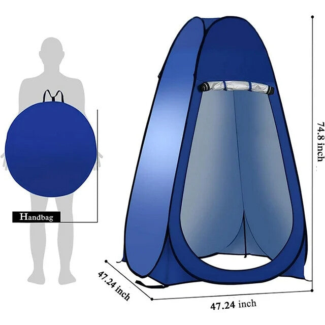 Privacy Shower Tent Portable Outdoor Shower Tent Camp Toilet Rain Shelter - Image 2