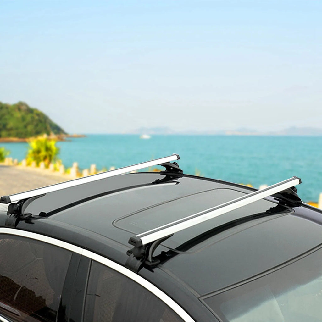 47.24in Universal Top Roof Rack Cross Bar Cargo Carrier Aluminum Crossbar Rack - Image 2