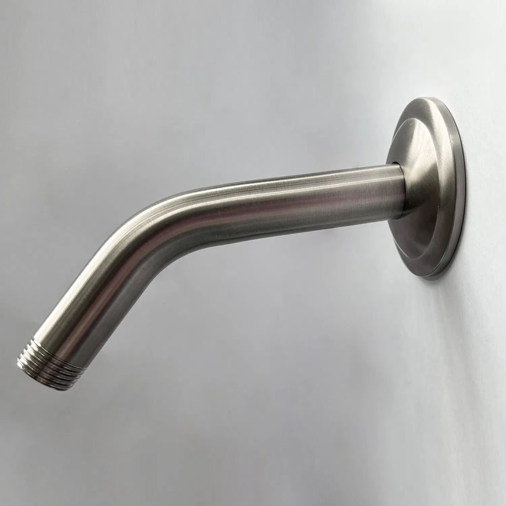 Shower Arm with Flange 1/2 NPT Tapered Threads Rain Shower Head Arm Wall - Image 5