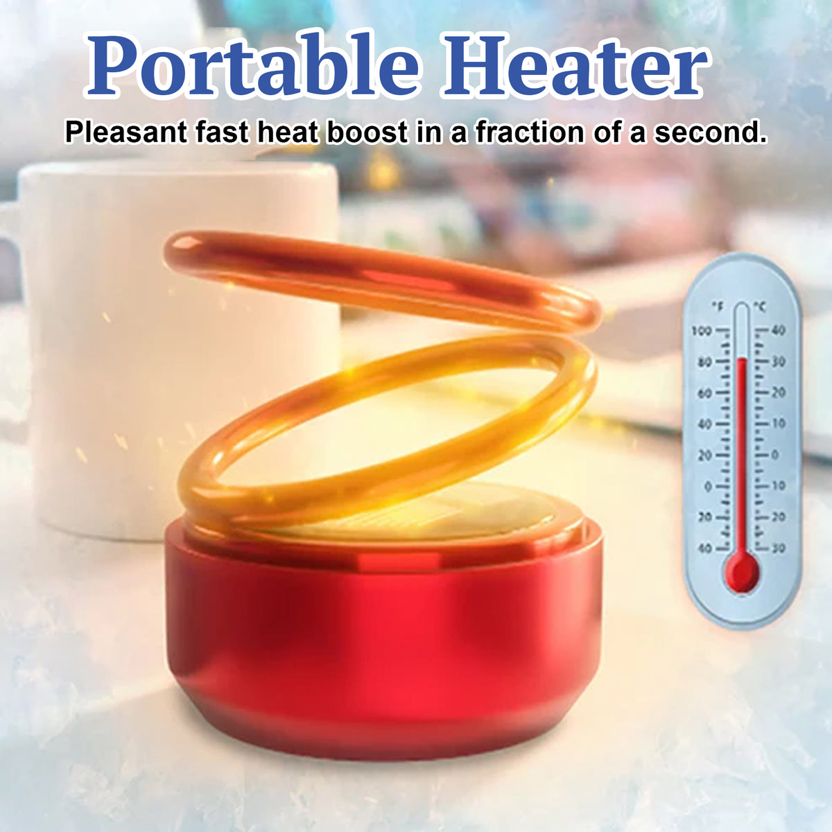 Portable Dynamic Molecular Heater Car Window Snow Ice Defroster - Image 4