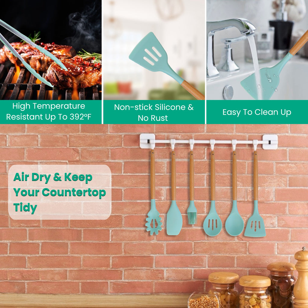 35 Piece Colors Options Set Of 35pcs Kitchen Cooking Utensils Spatula Baking Utensil - Image 10