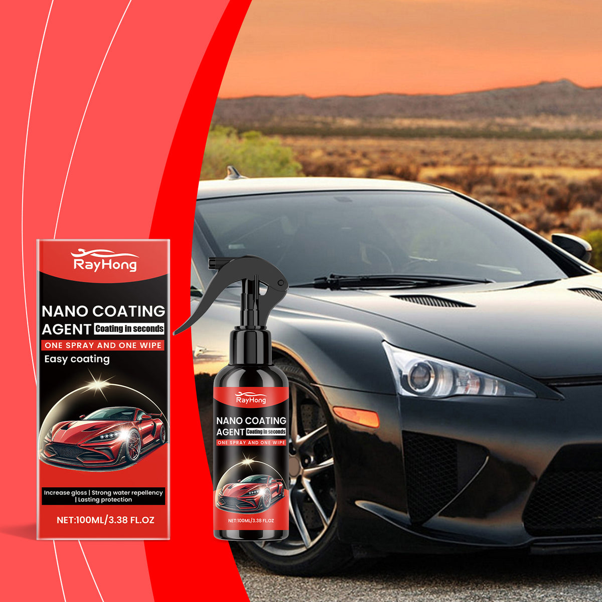 Car Coating Agent Paint Protection Gloss Restoration Sealant - Image 3