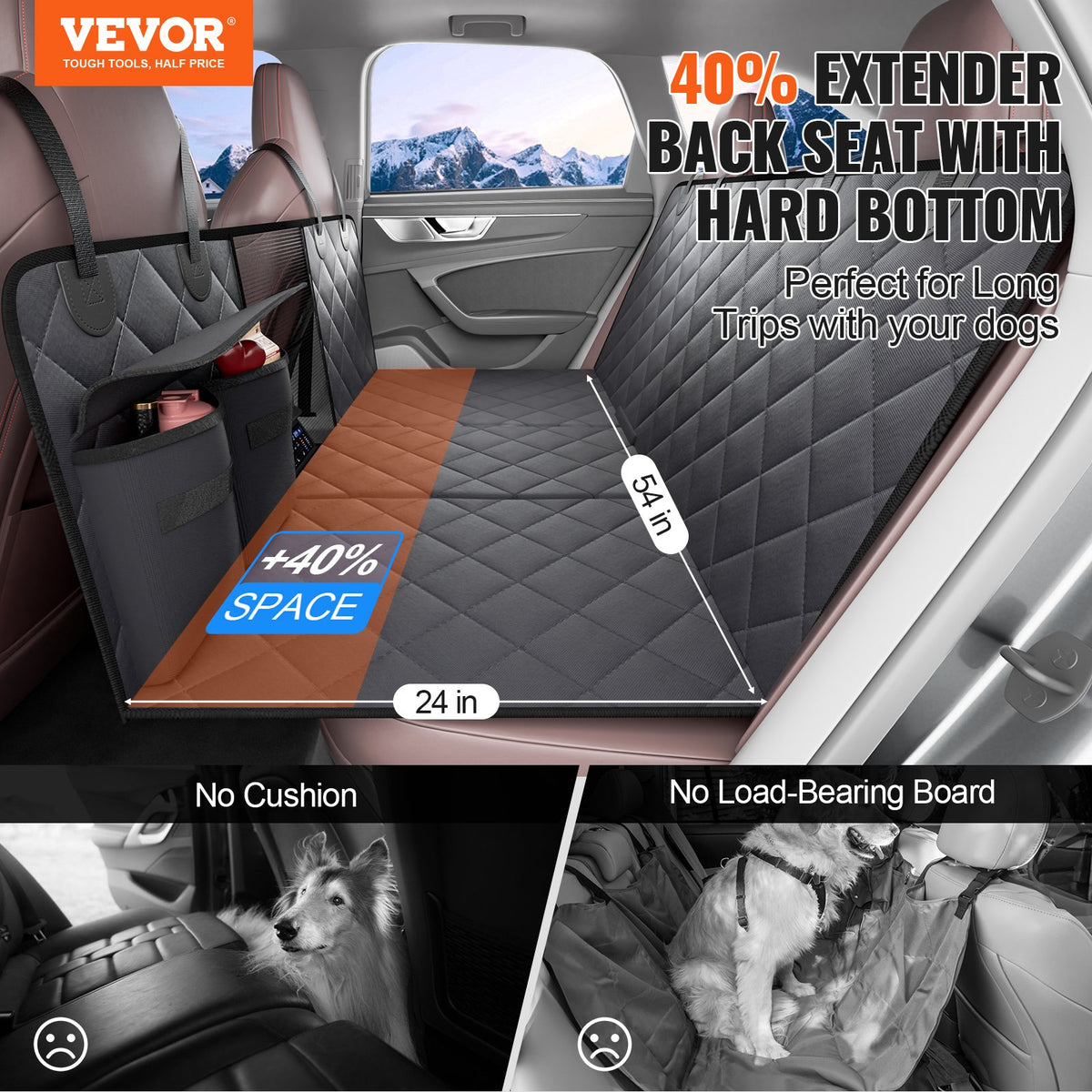 vevor dog car seat cover main view