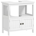 Pedestal Sink Storage Cabinet Bathroom Under With Doors And Open Shelf Vanity - Additional Product View 9