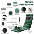 Full Body Massage Pad with Separable Shiatsu Neck & Foot Massagers Adjustable