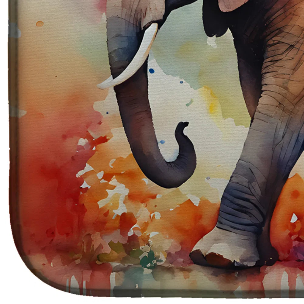 Elephant Dish Drying Mat Absorbent Dish Drying Mat Pad for Kitchen Counter Dish - Image 4