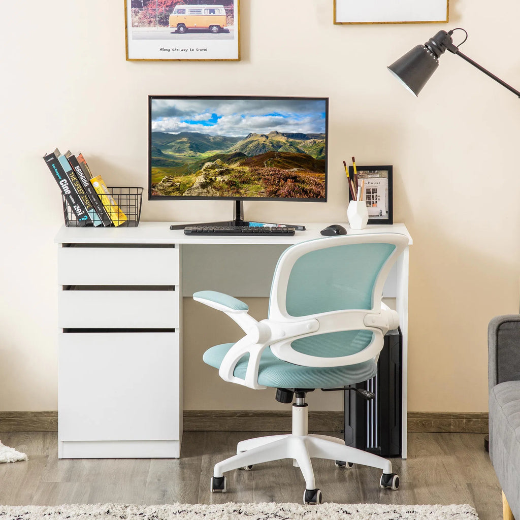 Modern Computer Desk Home Office Desk for Study Writing Workstation with - Image 3