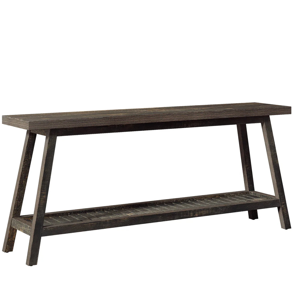 Two-Tier Living Room Sofa Console Table