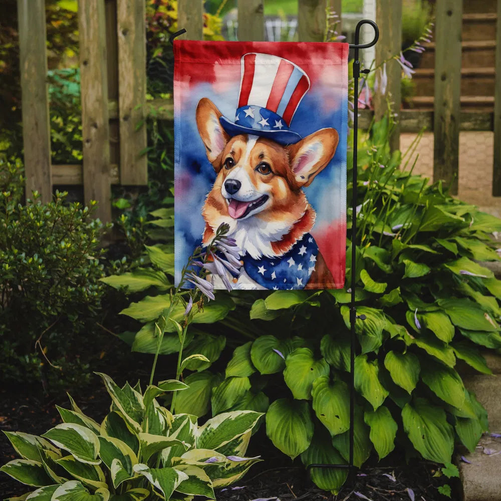 Corgi Patriotic American Garden Flag Mailbox Flag Decorative Yard Flag Banner - Image 5