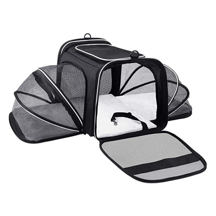 Carrier For Cat Pet Airline Approved Expandable Foldable Soft Dog Carrier - Image 5