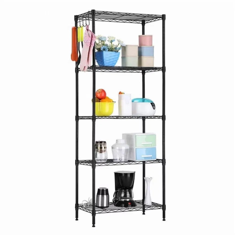 5 Tier Heavy Duty Steel Storage Rack Shelving Unit 72 in H x 48 in W x 24 in D - Image 7