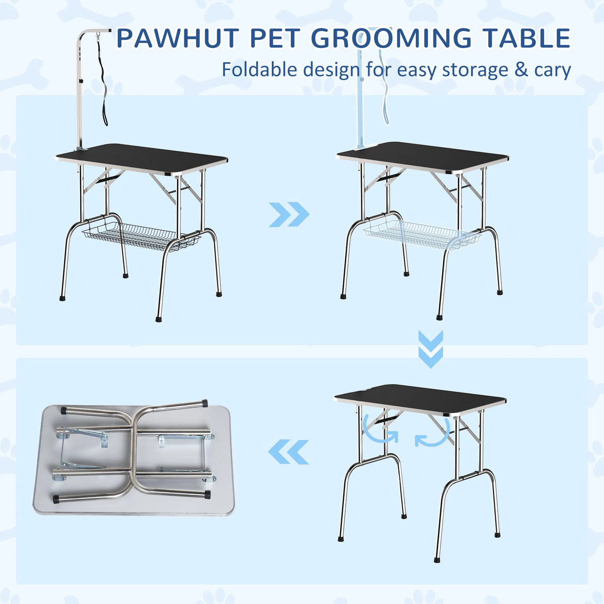 36 inch Dog Grooming Table Stainless Steel QUALITY GUARANTEED with Adjustable