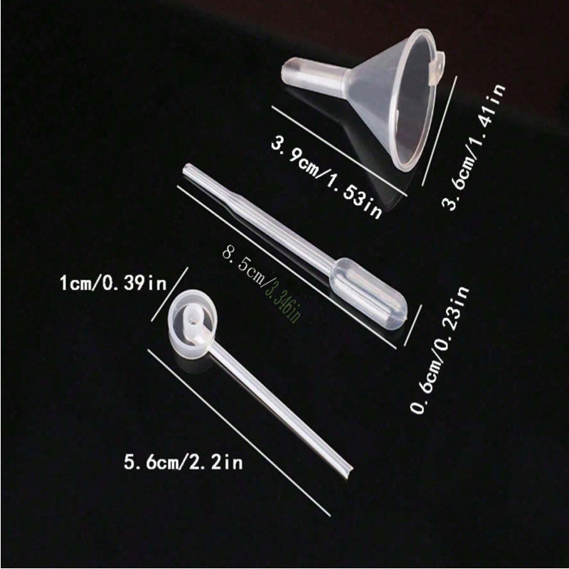 3pcs mini plastic dispenser for detail and structure