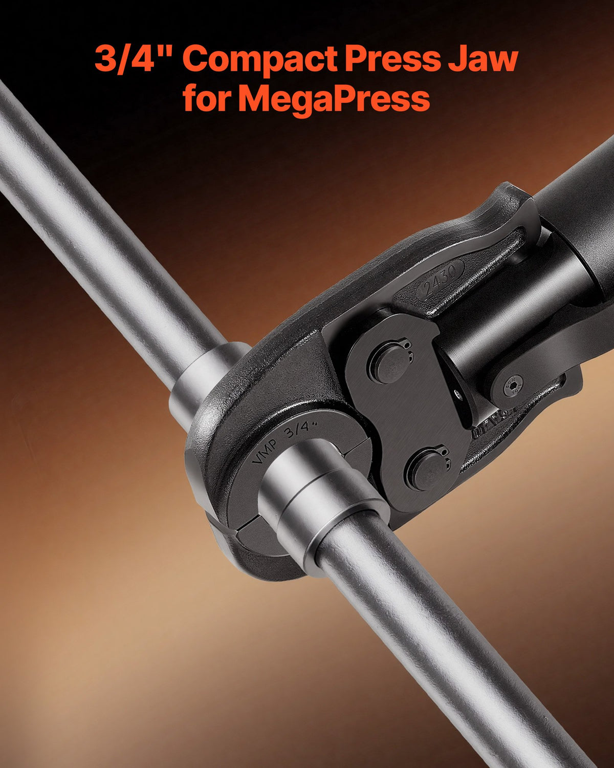 3/4" MegaPress Jaw For Compact Series Press Tools 52 HRC Hardened Steel - Image 3