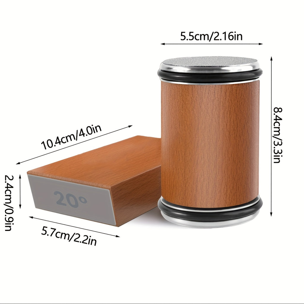 Roller Knife Sharpening Kit With Diamond Dual Grind Rolling Knife Sharpener - Image 2