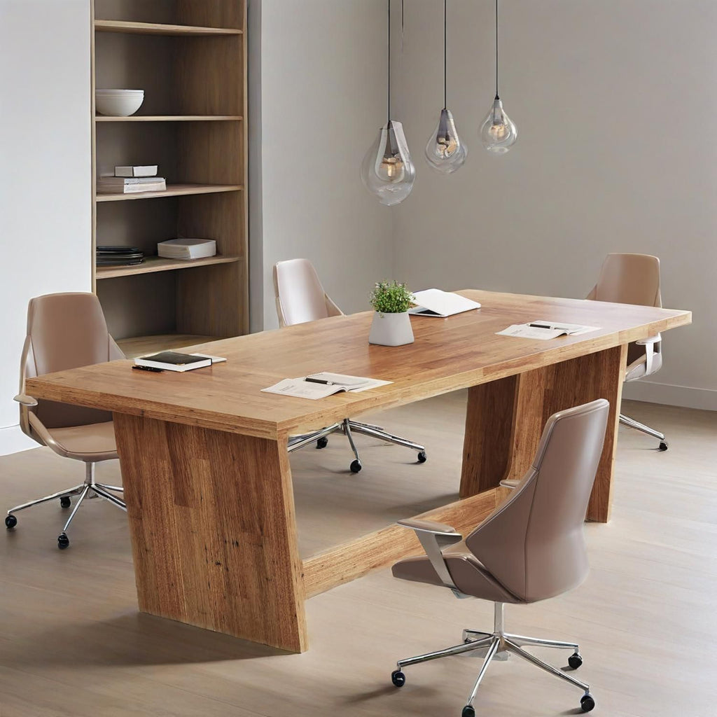 71in Walnut Executive Desk with Wide Work Surface