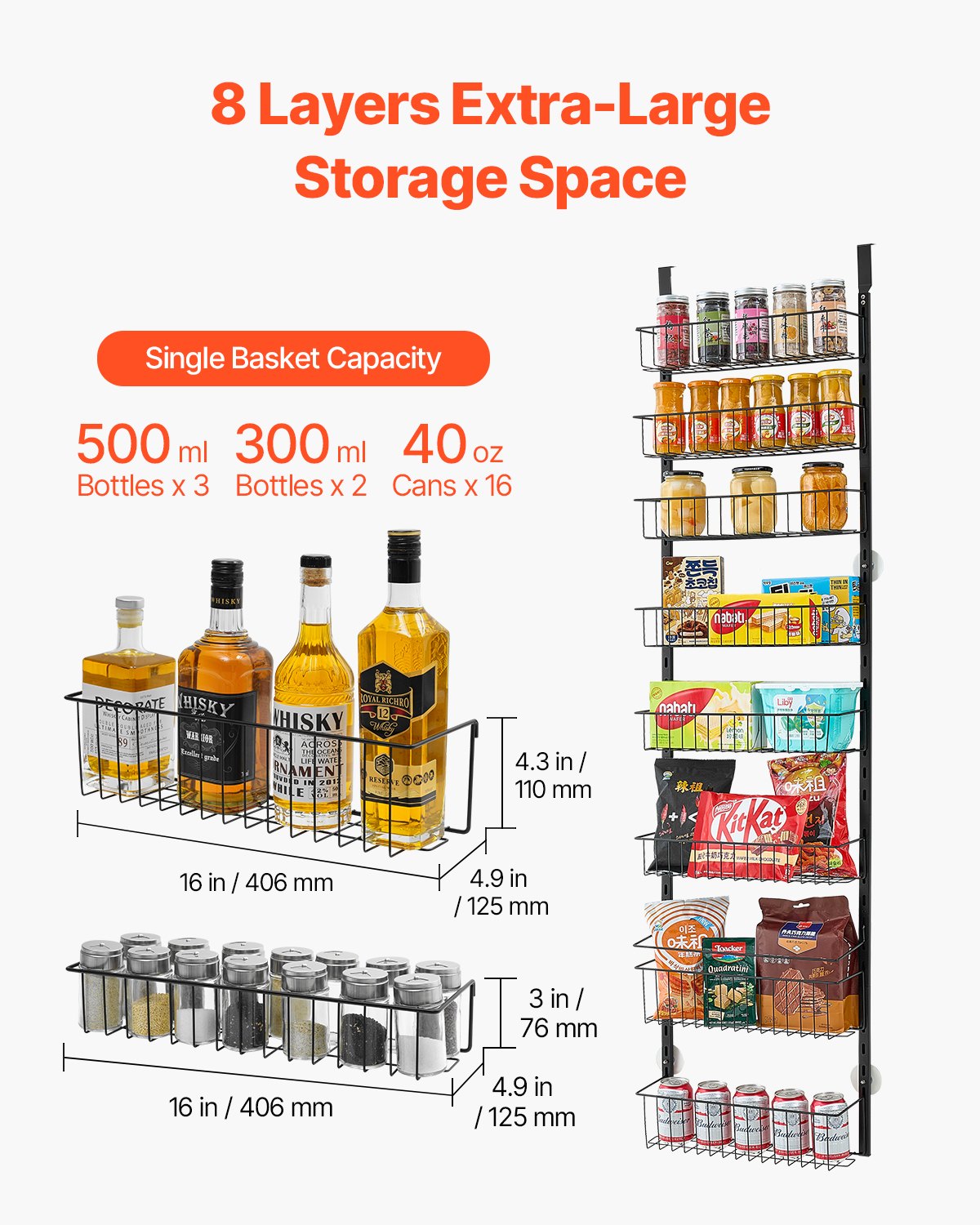 8-tier over the door pantry product angle 6