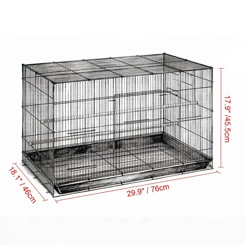 Bird Cage with Easy to Clean - Image 4