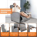 Manual Upholstered Lounge Recliner Chair
