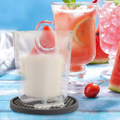 6 Piece Thick Silicone Coaster Set With Holder Non Slip Cup Mats With Deep
