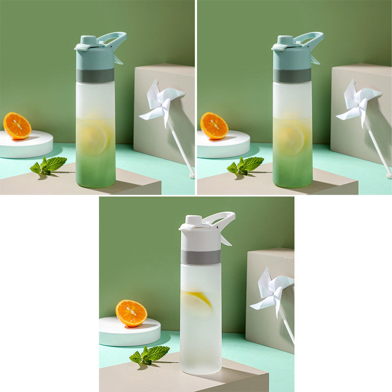 Spray Water Bottle For Girls Outdoor Sport Fitness Water Cup Large Capacity - Image 2