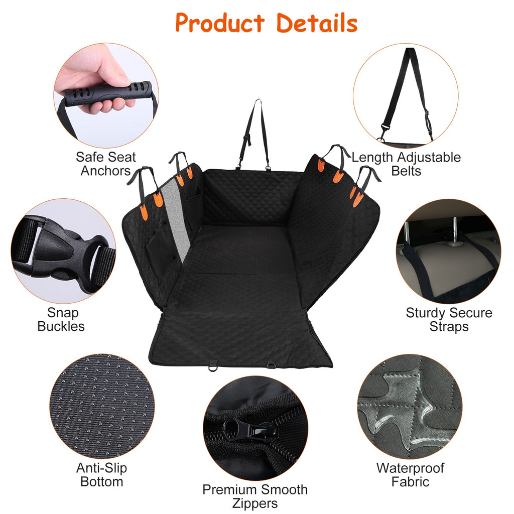 dog car back seat cover product angle 9