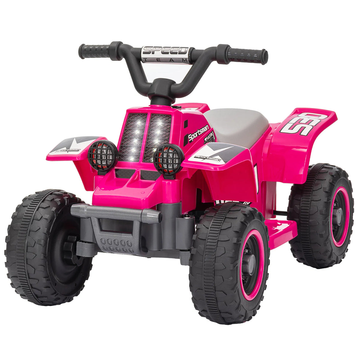 6V Kids ATV Quad 4 Wheeler Battery Powered Electric Ride on Car w/ Lights - Image 4