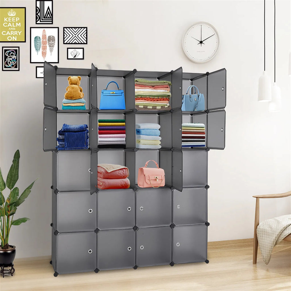 20 cube organizer stackable plastic product angle 8