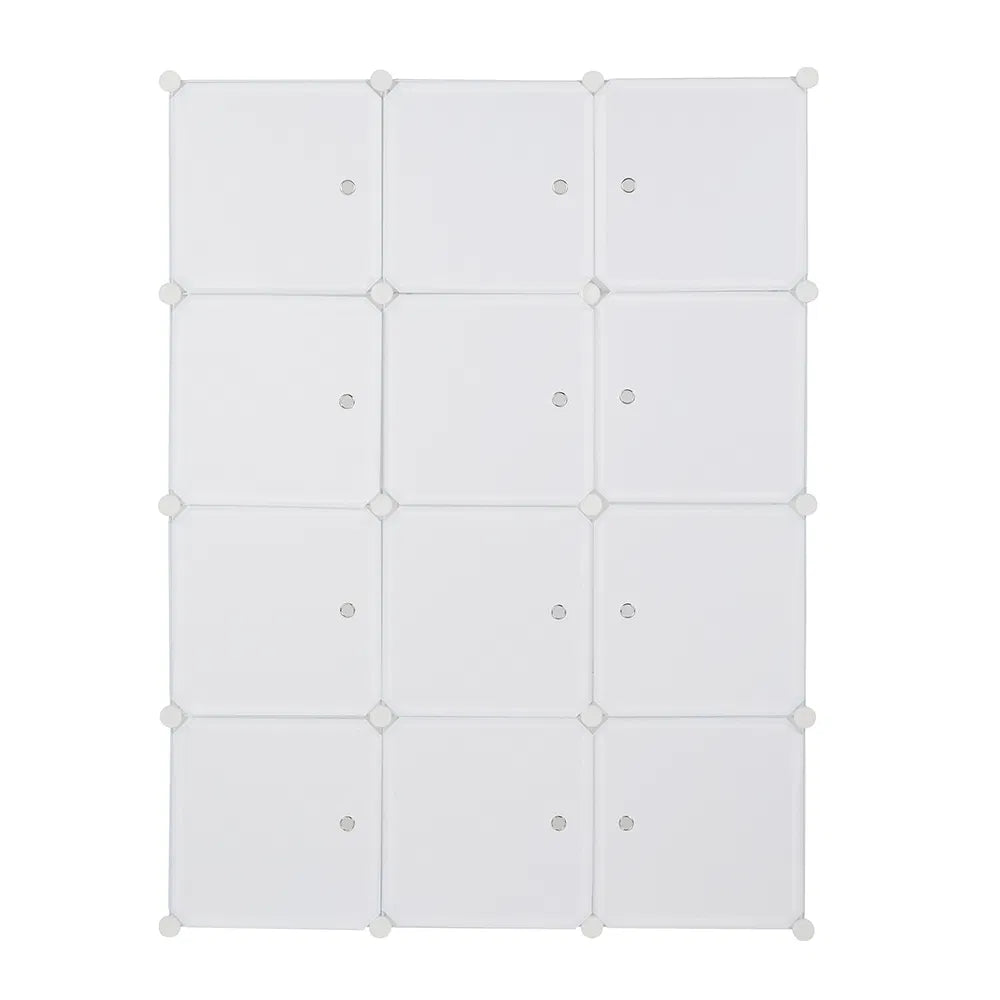 12 cube organizer stackable plastic product angle 7