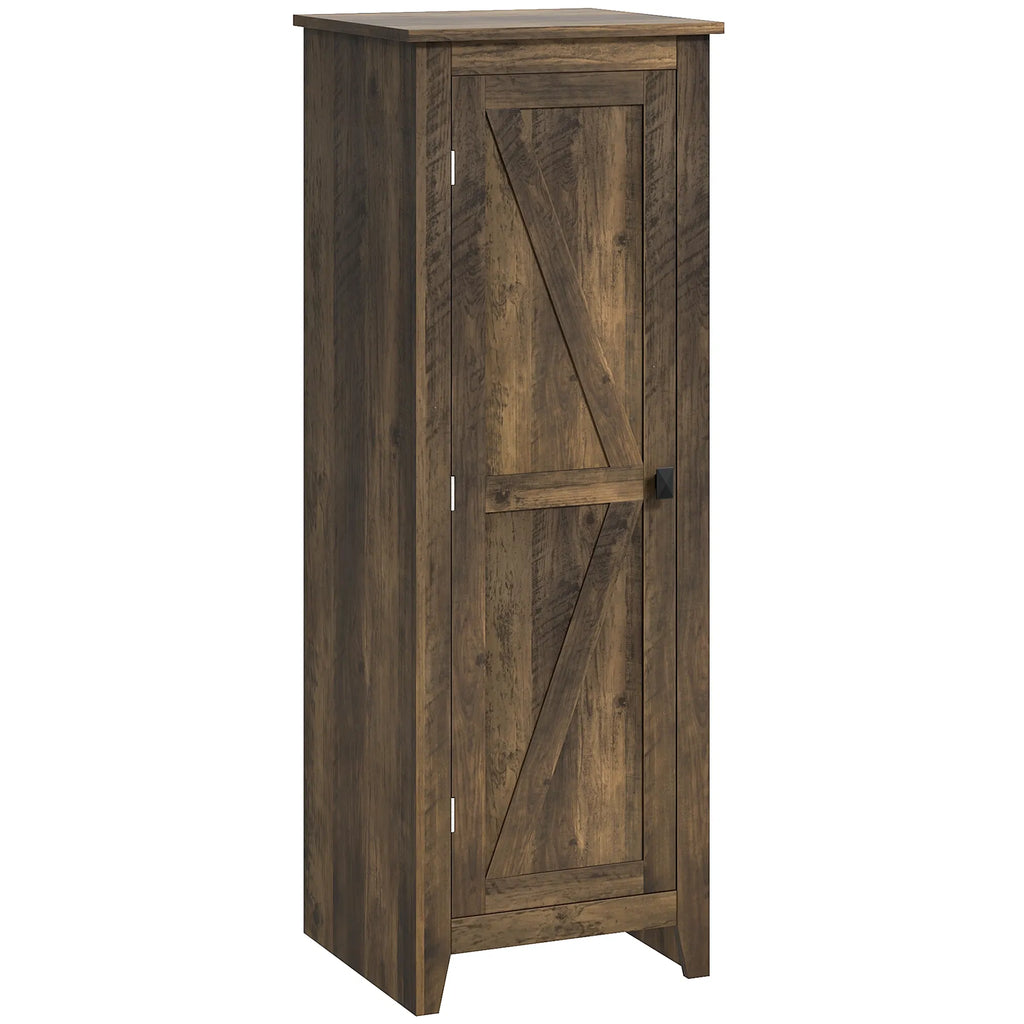 48" Farmhouse Kitchen Pantry Storage Cabinet with Barn Door Kitchen Pantry - Image 2