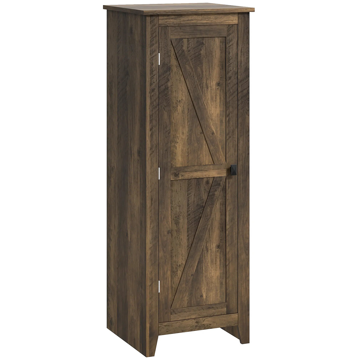 48" Farmhouse Kitchen Pantry Storage Cabinet with Barn Door Kitchen Pantry - Image 2