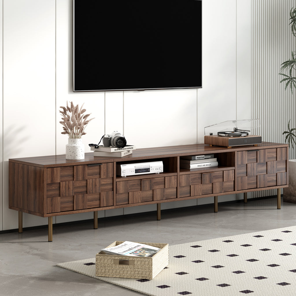 Mid-Century TV Stand for TVs up to 85 Inches