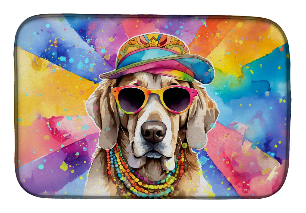 Weimaraner Hippie Dawg Dish Drying Mat Absorbent Dish Drying Mat Pad for - Image 4
