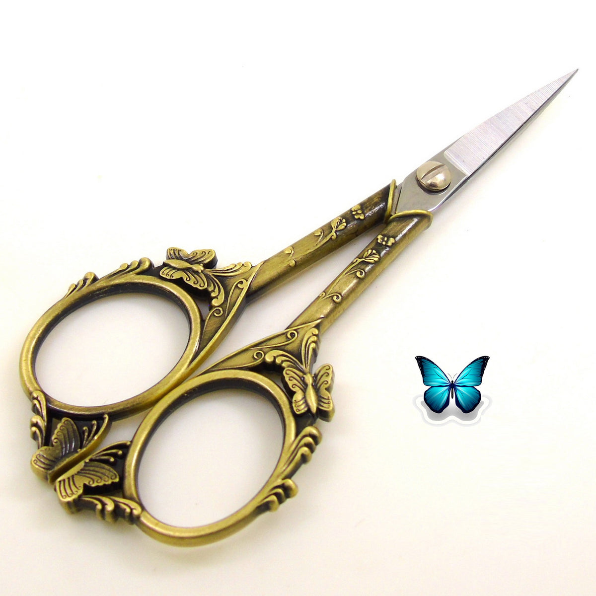 Butterfly Cut Retro Cut Cute Shape Tailor Scissors Yarn Embroidery Thread Head - Image 5