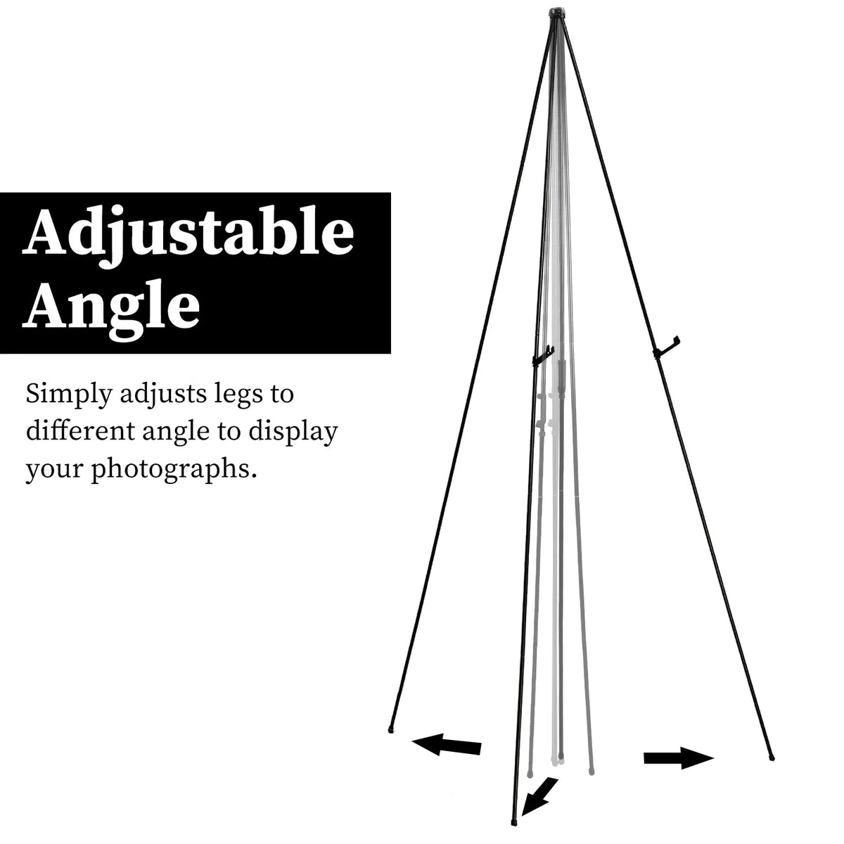 2 Pack Easel Stand for Display 61in Collapsible A Frame Tripod Easel Iron Alloy