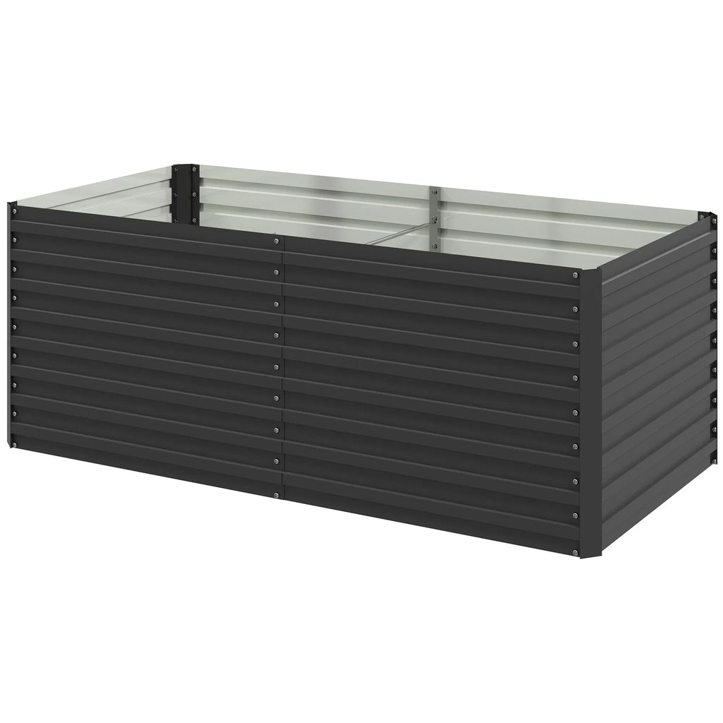 5' x 3' x 2' Raised Garden Bed Galvanized Planter Box for Growing Flowers - Image 2