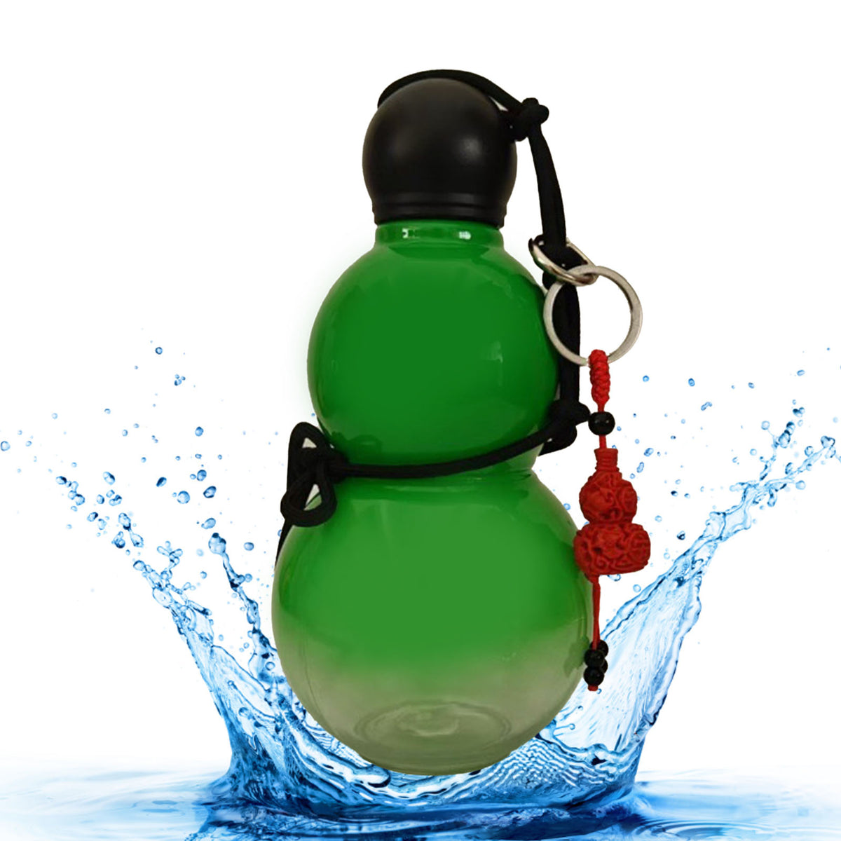 Gourd Style Water Bottle PC 800ml Insulated Chinese Retro Portable Sports Water - Image 4