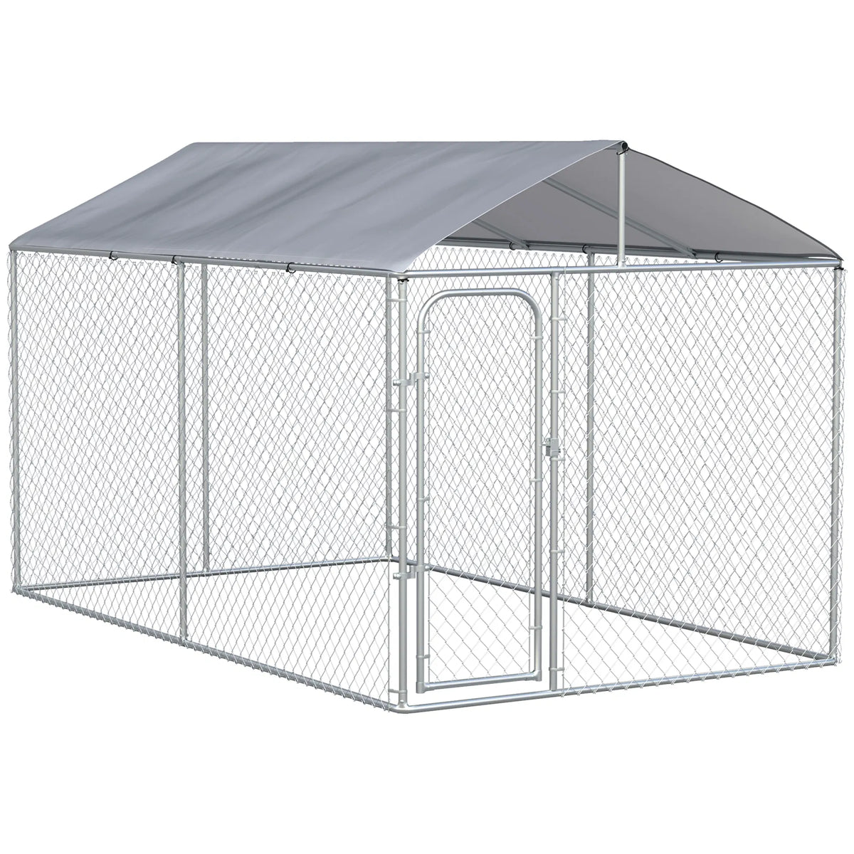 Dog Kennel Outdoor Heavy Duty Playpen with Secure Lock Cover for Backyard & - Image 5